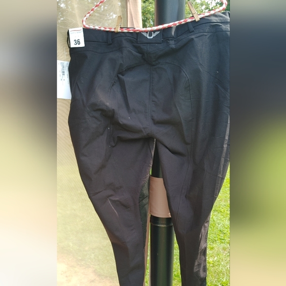 Tuffrider black riding pants size 36 NWT - Picture 4 of 9